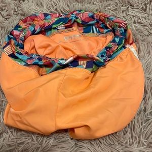 Rainbow/orange shorts
